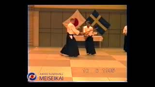 Aikido Ken Tai Ken Ryosodedori Nikyo Nishio Sensei Uppsala 1995