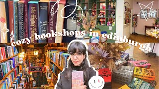 cozy bookshops in Edinburgh you should visit | SCOTLAND VLOG