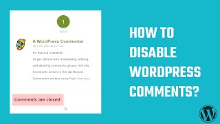 How to disable WordPress comments? #WordPress 72