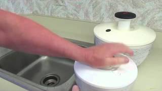 OXO SoftWorks Salad Spinner Review and Demo