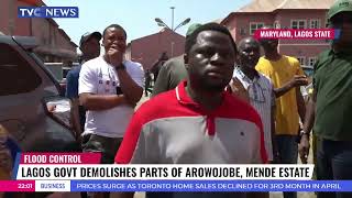 Lagos Govt Demolishes Part Of Arowojobe, Mende Estate