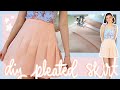 How To Make a Pleated Skirt!