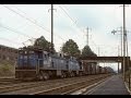 Penn Central & Conrail electrics, E33's, E44's, and Amtrak E60 on the NEC in 1977..