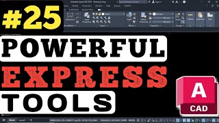 25 YQArch Express Tools | AutoCAD Tutorial |