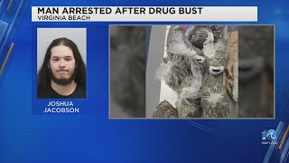 VB man charged with 16 felonies after drug bust