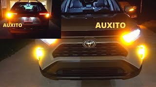 Revisando LED's de Auxito 7440 y 7443 switchbacks para 2019 a 2021 RAV4