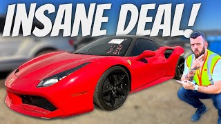 Buying TOTALED Supercars CHEAP From Salvage Auction!