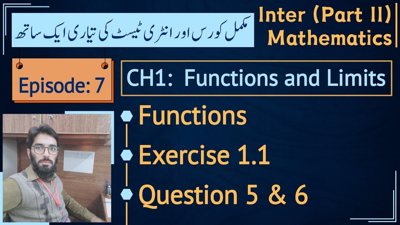 2nd Year Math Exercise 1 1 Q5 And Q6 Fsc Part 2 Math Chapter 1