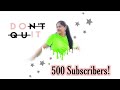 500 Subscribers! THANKFUL! | Hezeil Cañete