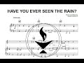 Creedence Clearwater Revival - Have You Ever Seen the Rain? cover (Monica Ciudad-Real, piano)