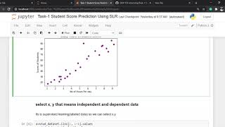 TSF-GRIP Task-1 Score Prediction using Supervised Learning