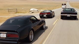 FAST and FURIOUS 4 - Ending Chase (Charger, NSX-R & Trans Am vs Bus MC-9) #1080HD