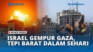 Israel Gempur Gaza, Tepi Barat, Lebanon dan Suriah dalam Sehari