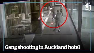 Crazy footage of Auckland hotel gang shooting revealed | nzherald.co.nz