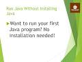 Run Your First Java Program Without Installing Java | Beginner Friendly