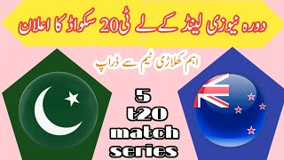 Pak vs NZ | Pakistan squad for New Zealand T20 series announced |SSNTV |