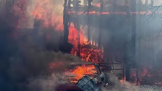 Multiple northeast Ohio fire departments respond to ‘large’ Orrville barn fire