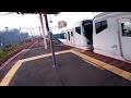 e257系2500番台nc 32編成 e257系2000番台na 11編成鴨宮駅通過シーン