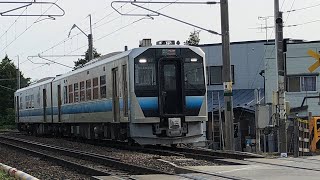 五能線GV-E400系秋ｱｷT220編成ワンマン普通深浦行き2830D