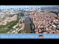 Regensburg an der Donau / Bayern aus der Luft