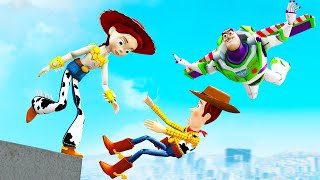 GTA 5 Jessie vs Buzz vs Woody Crazy Fails [Toy Story Ragdolls] #14