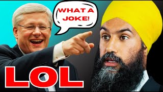 Stephen Harper TAKES DOWN Jagmeet Singh in EPIC Roast