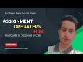 JavaScript Assignment Operators Explained | Beginner Friendly Tutorial in Urdu/Hindi