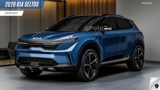 2026 Kia Seltos Unveiled - A small SUV that is one of Kia's best-selling models!