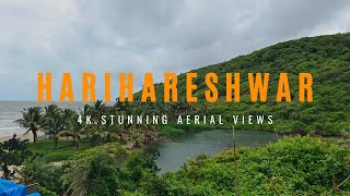 Harihareshwar from the Sky: Stunning Cinematic 4K Drone Views 🌊✨