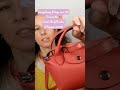 #youtubeshorts #longchamp #bags #pliage #leather #smallbag #unboxing My gorgeous Longchamp Pliage XS