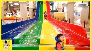 Indoor Playground Fun for Kids and Family Rainbow Play Slide Colors Ball | MariAndKids Toys