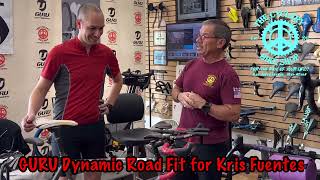 GURU Dynamic Road Bike Fit for Kris Fuentes.