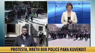 Protesta e Opozitës/ Pas Braçes, Edi Rama mbërrin në Kuvend i shoqëruar nga eskorta - Pj.2