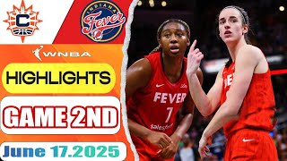 Indiana Fever VS Connecticut Sun Game 2nd Highlights June 17, 2025 WNBA Season 2025