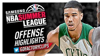 Jayson Tatum 2017 Summer League Offense Highlights - Boston Celtics Debut!