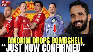 🔴URGENT!✅Amorim confirm four Expired contracts player's need to leave😱clearout Before 2024/25 season