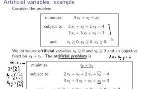 Optimisation methods: video 6 Simplex method (part 3)