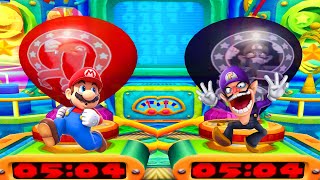 Mario Party 5 Minigames - Mario vs Toad vs Luigi vs Waluigi