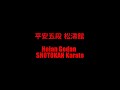 平安五段 松濤館 heian godan shotokan karate