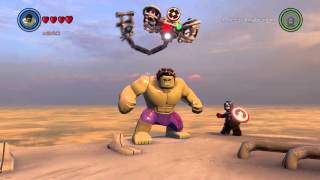 LEGO Marvel's Avengers - Hulk tries to Super Jump from Helicarrier to Avengers Tower!