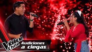 Valezka Muñoz y Jeshua Mella - Consejo de amor | Audiciones a Ciegas | The Voice Chile 2023