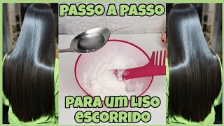 APENAS 3 INGREDIENTES PARA ALISAR SEU CABELO POR UM BOM TEMPO E ACABAR DE VEZ COM O RESSECANENTO