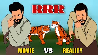 RRR movie vs reality | Jr ntr , ram charan | ss rajamouli | funny movie spoof | Mv creation