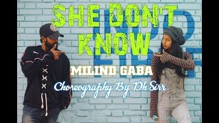She Don t Know  Millind Gaba Song Hip Hop Dance Choreography by DH SIRR  Shabby   New Songs 2019   T