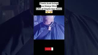 Travis Scott brings out Kanye West LIVE... Crowd going crazy #utopia #travisscott #kanyewest
