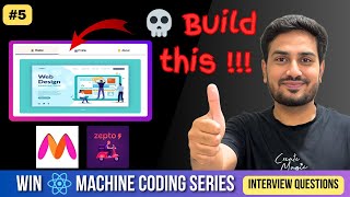 React Tab Component (Myntra, Zepto) Frontend Coding Interview Question | react coding interview