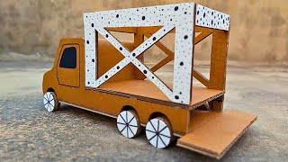 How to Make a small Mini ! dj truck part-1