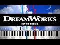DreamWorks Animation Intro (2004) - Piano Tutorial