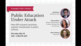 Public education under attack: How EPI research and tools support investment in public schools