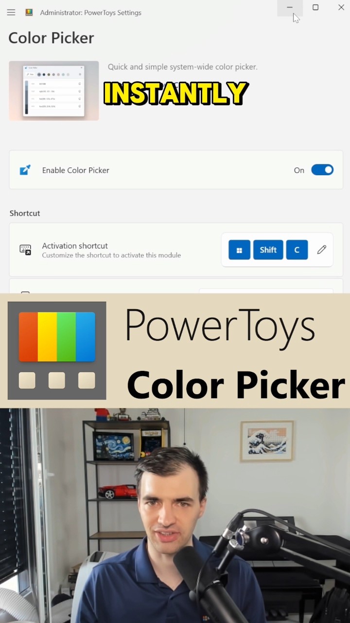 Pick Any Color on Your Screen   #PowerToys Color Picker #productivity #tips #windows #colors